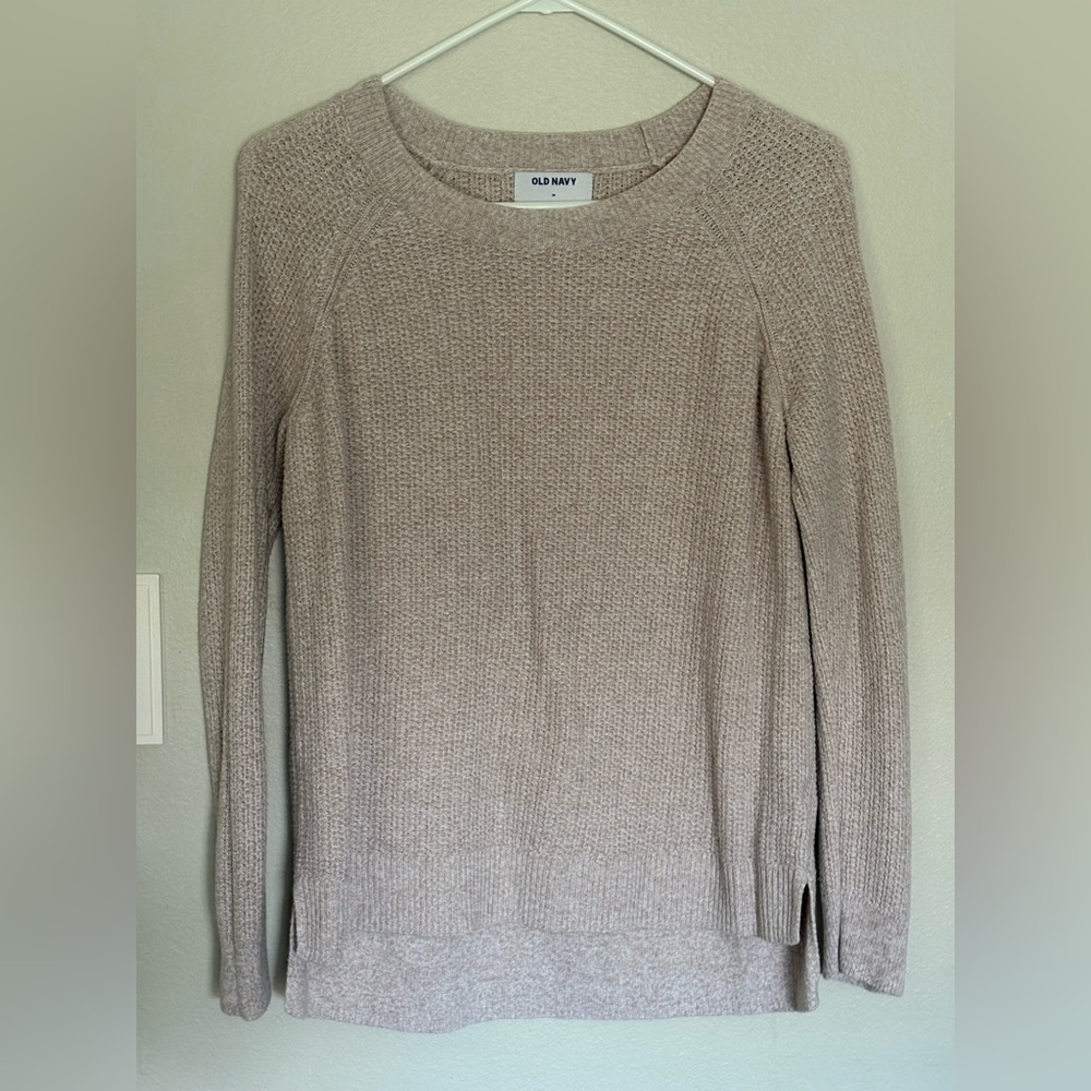 Old‎ Navy Taupe Crewneck Knit Sweater